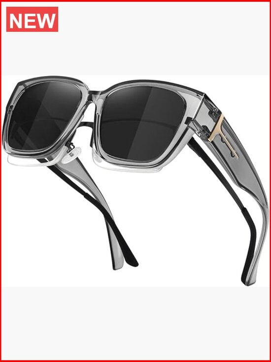Oversized Fit Over Glasses Polarized Sunglasses for Driving UV Protection main image 5